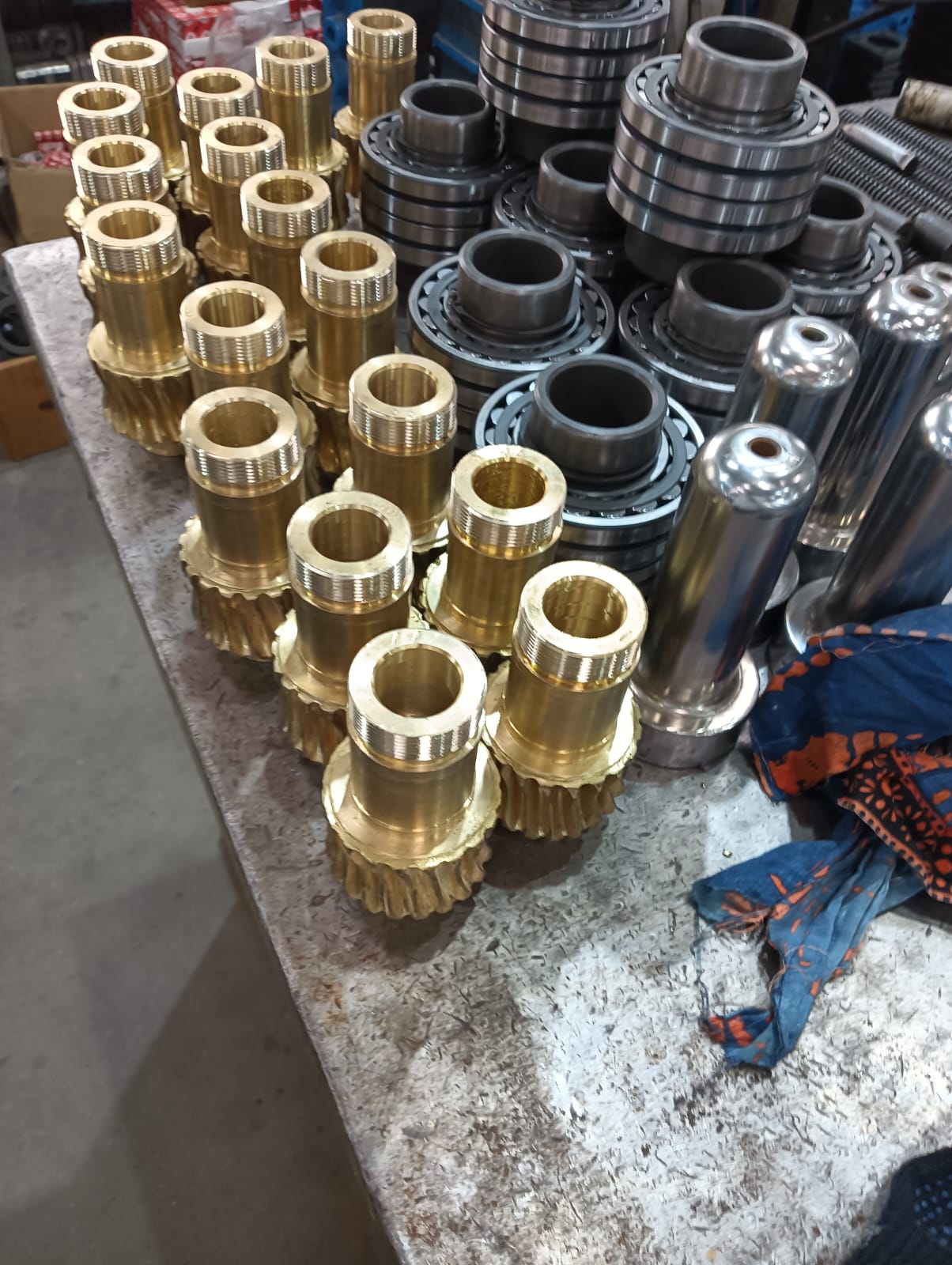 Worm Gear, Cap, Sleeve for DRS